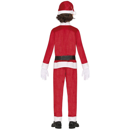 Fato de Pai Natal em veludo para menino