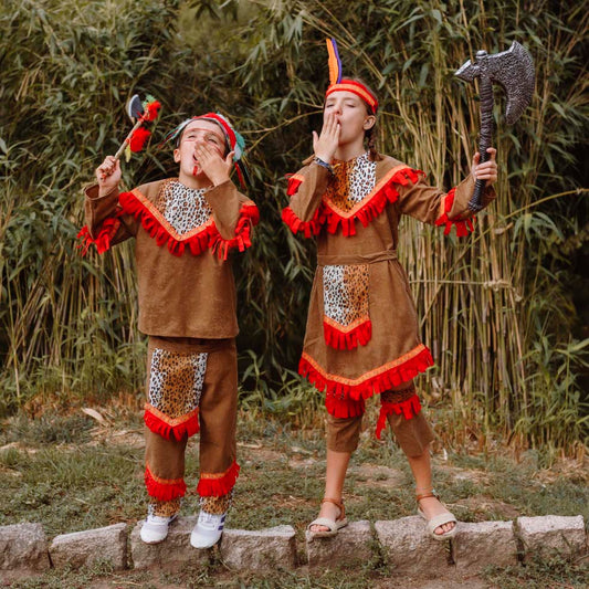 Disfraz pareja indios