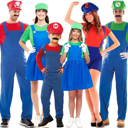 Fatos de grupo de Mario e Luigi Bros