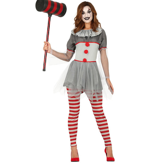 Fato de Palhaça Killer para mulher