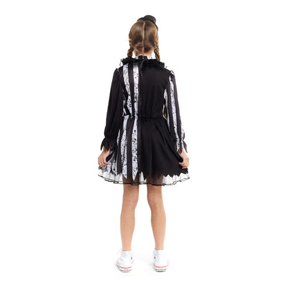 Fato de Palhaça Macabra para menina