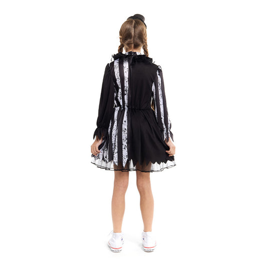 Fato de Palhaça Macabra para menina