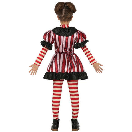 Fato de Palhaça Sinistra Eco para menina