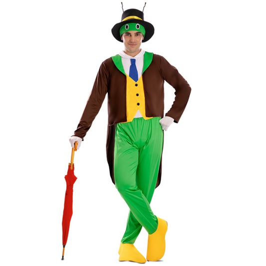 Fato de Grilo Falante Divertido para homem