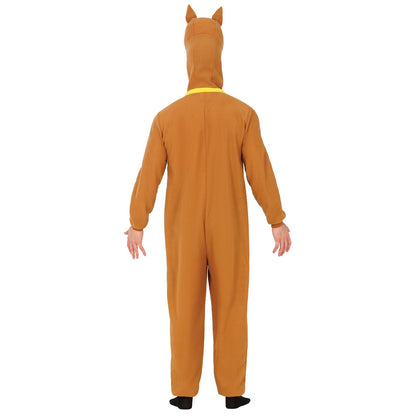 Fato de Cão Castanho Scooby para adulto