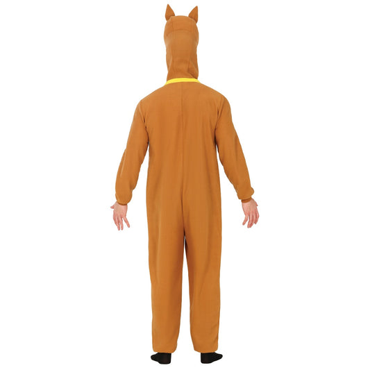 Fato de Cão Castanho Scooby para adulto