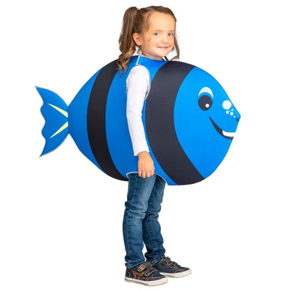 Fato de Peixe Dory Azul Infantil