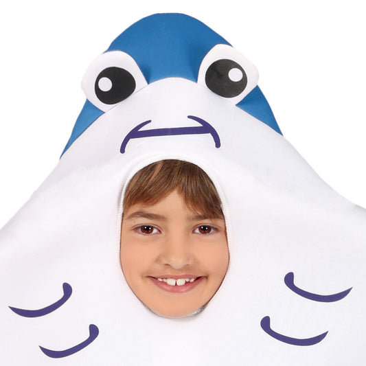 Fato de Peixe Raia Manta Infantil