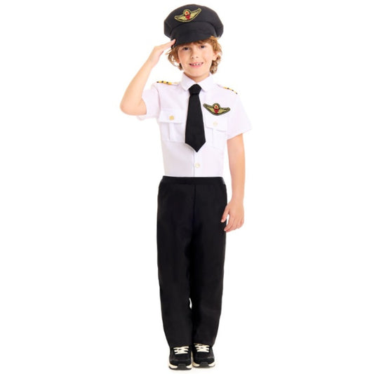 Fato de Piloto de Avião infantil