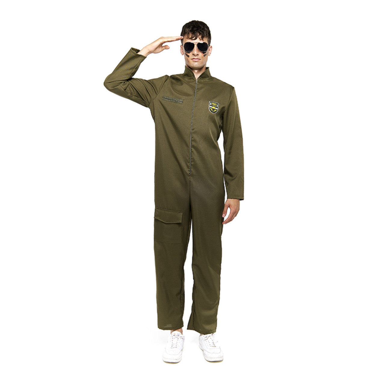 Fato de Piloto de Combate Eco para adulto