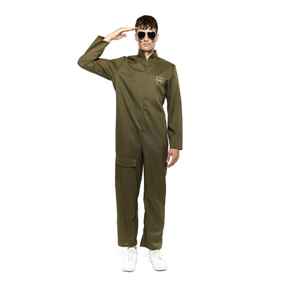 Fato de Piloto de Combate Eco para adulto