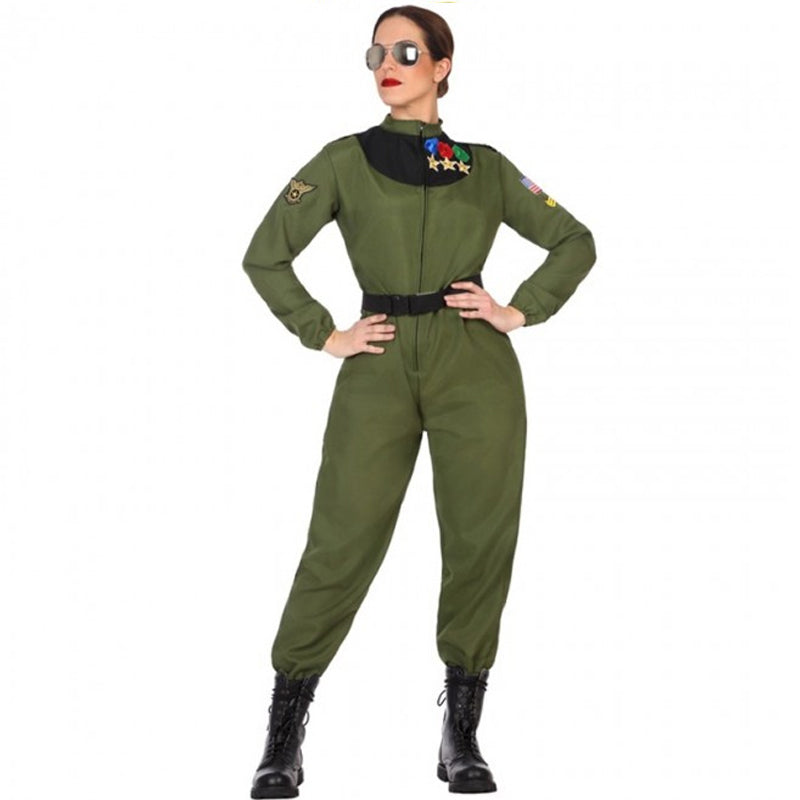 Fato de piloto de caça Star Fighter para mulher