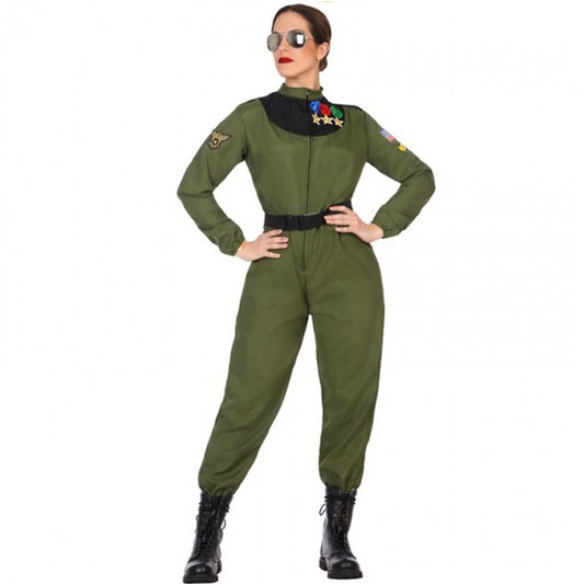 Fato de piloto de caça Star Fighter para mulher