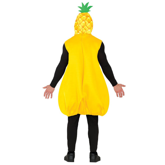 Fato de Ananás Amarelo para adulto
