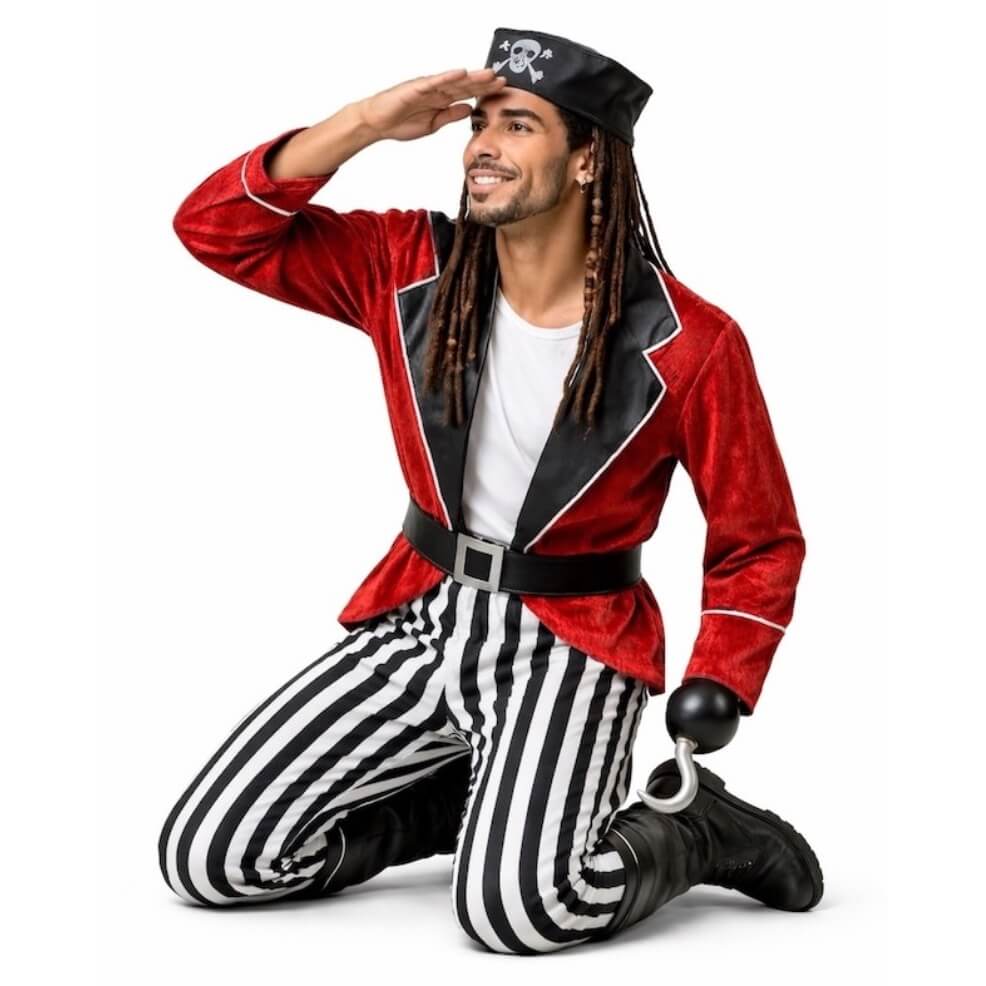 Fato de Pirata Aventureiro para homem