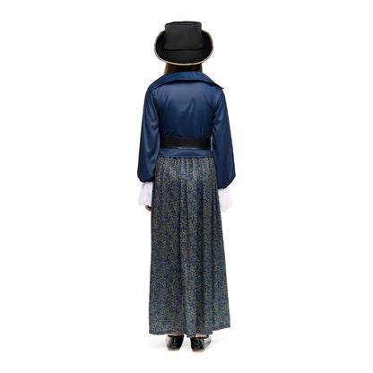 Fato de Pirata Índigo para menina