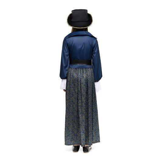 Fato de Pirata Índigo para menina