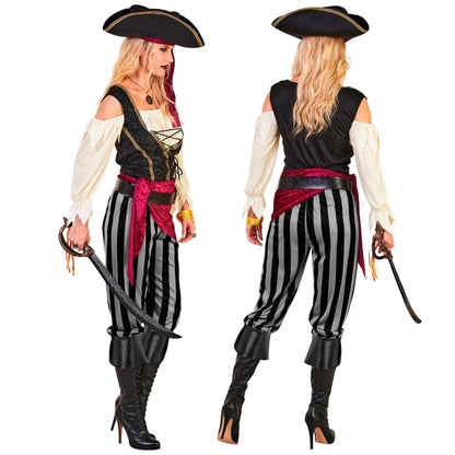 Fato de Pirata Faixa para mulher