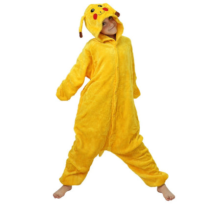 Fato de Pokémon Pika-chu Amarelo infantil