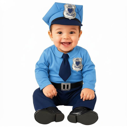 Fato de Polícia Clássico para bebé