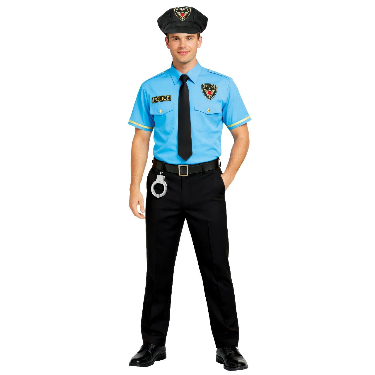Fato de Polícia Oficial Azul para homem