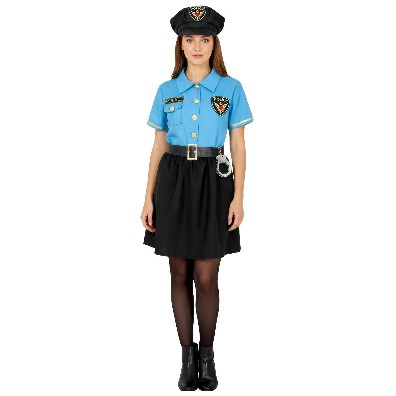 Fato de Polícia Oficial Azul para mulher