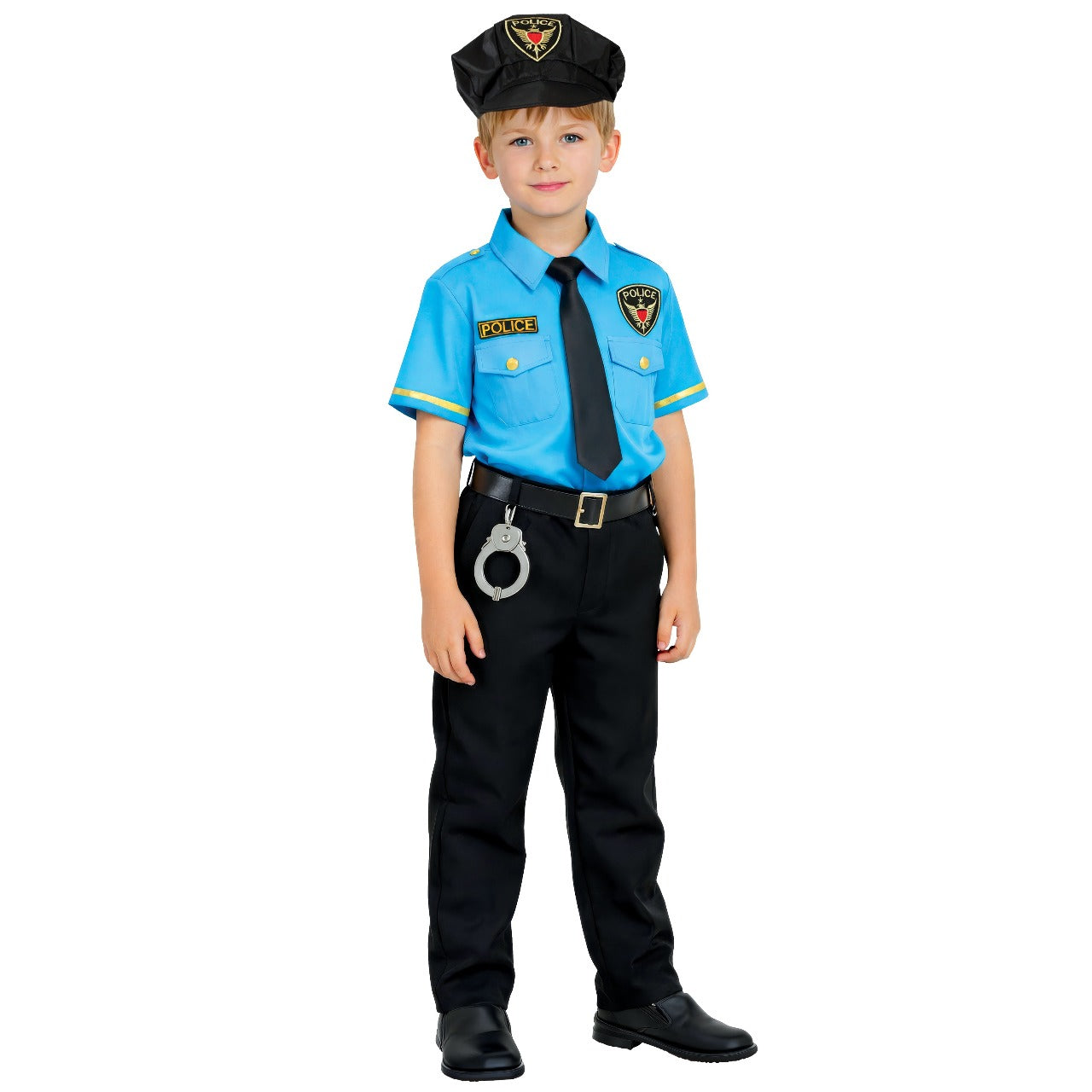 Fato de Polícia Oficial Azul para criança