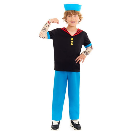 Fato de Popeye Forçudo para menino