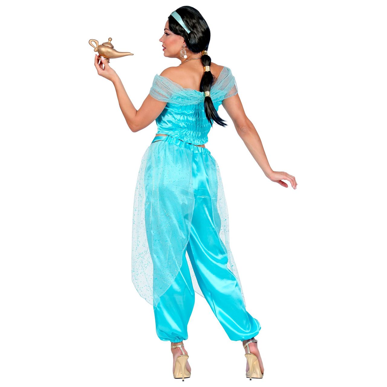Fato de Princesa Jasmín Deluxe para mulher 