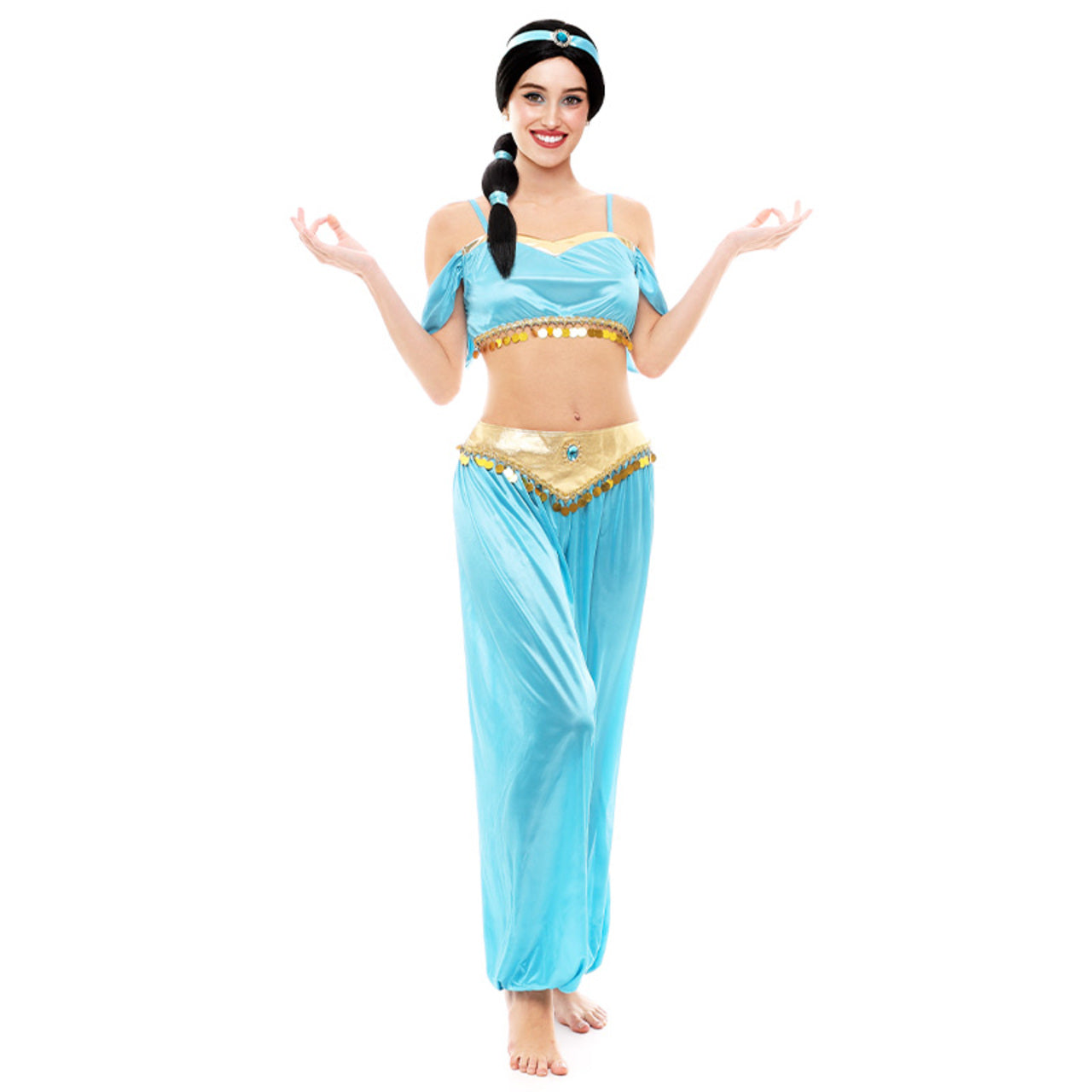 Fato de princesa Jasmine para mulher