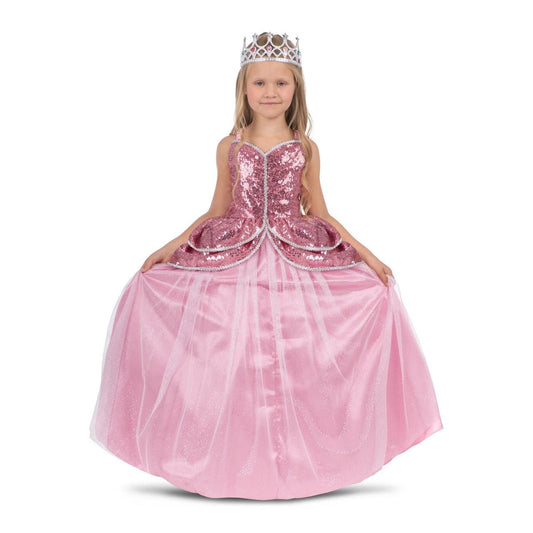 Fato de Princesa Rosa Deluxe para menina