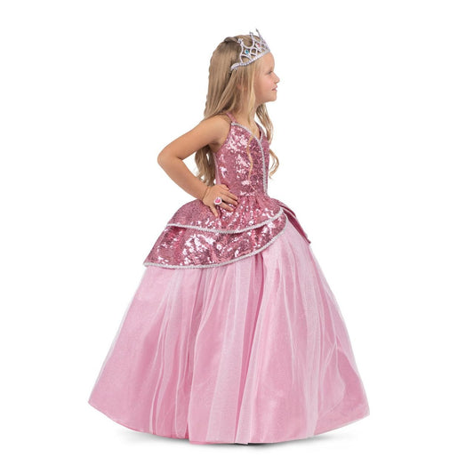 Fato de Princesa Rosa Deluxe para menina