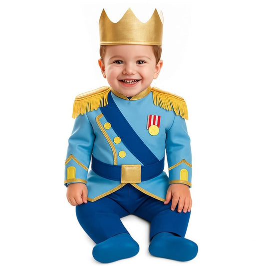 Fato de Príncipe Azul com Franjas para bebé