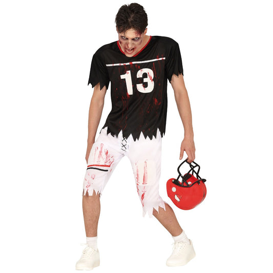 Fato de Quarterback Zumbi para adolescente