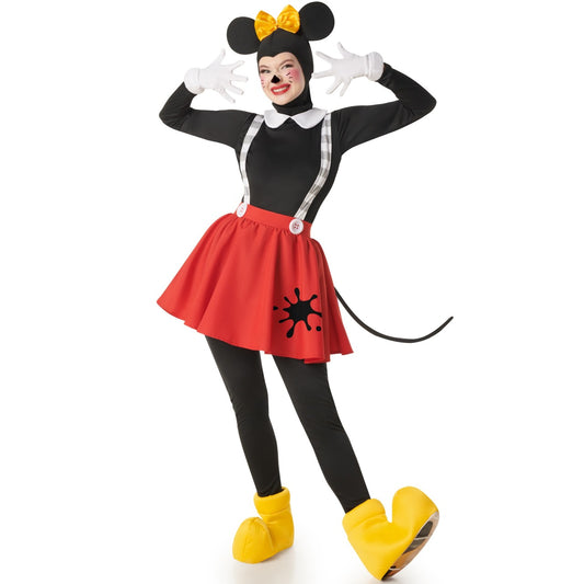 Fato de Ratinha Divertida Laço para mulher