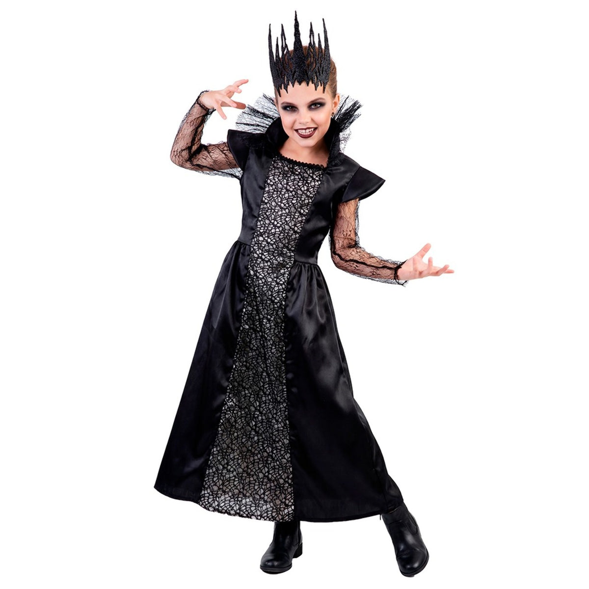 Fato de Madrasta da Rainha das Trevas para menina