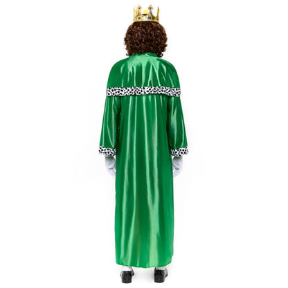 Fato de Rei Mago Baltasar Eco para adulto