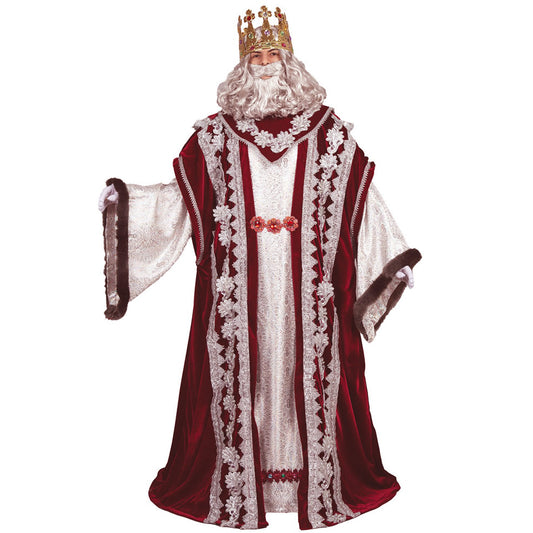 Fato de Rei Mago Melchior Luxo para adulto