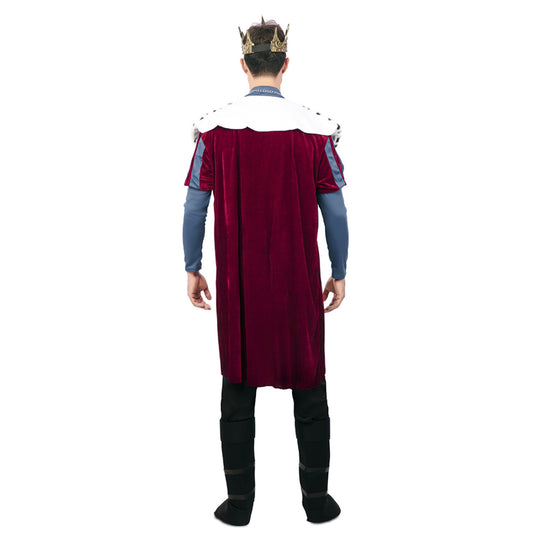 Fato de Rei Medieval Deluxe para Homen