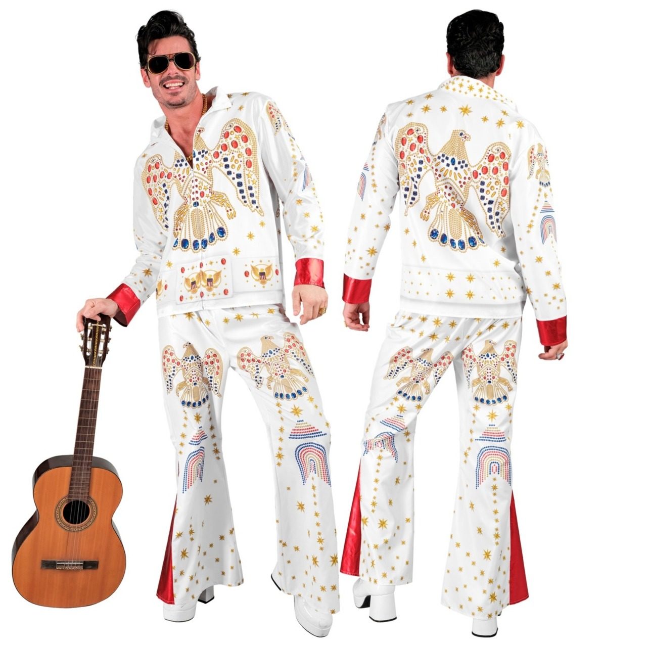 Fato do Rei do Rock Deluxe para homem