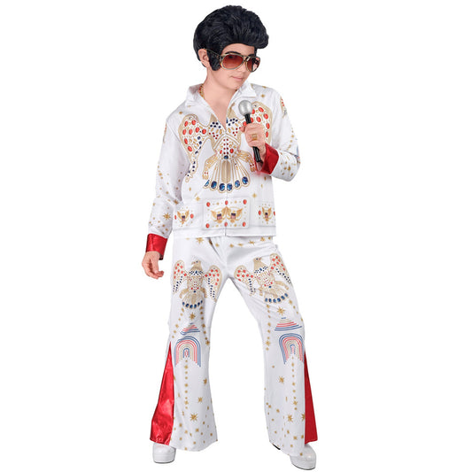 Fato de Rei do Rock Deluxe para menino