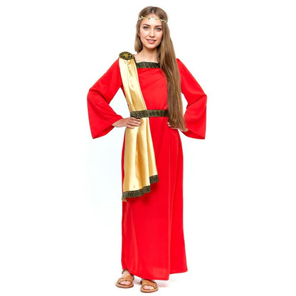 Fato de Romana Vermelho Elegante para mulher