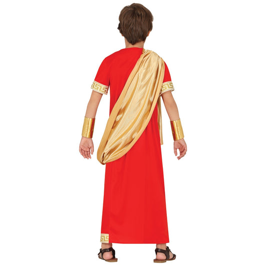 Fato Romano vermelho para criança