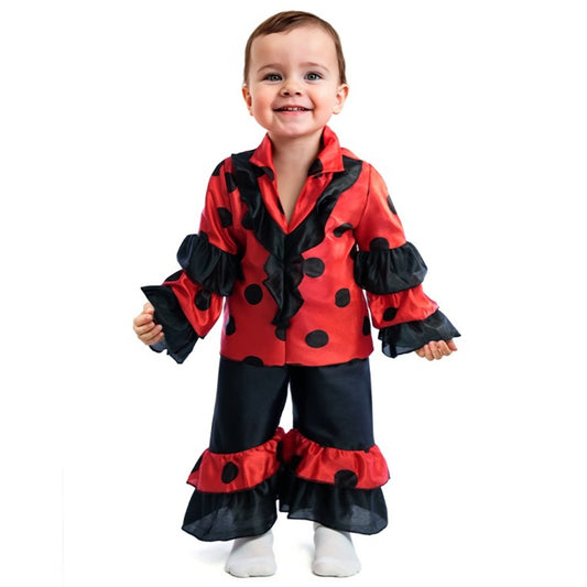 Fato de Rumbero de Bolinhas para bebé