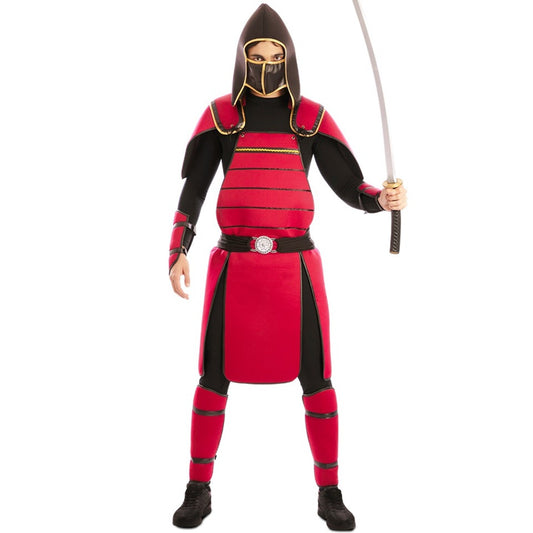 Fato de Samurai Vermelho para homem