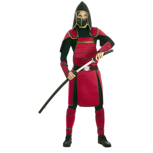 Fato de Samurai Vermelho para homem