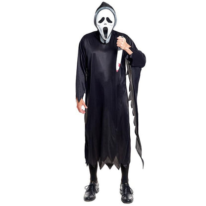 Fato de Scream Preto para adulto 