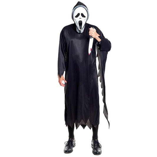 Fato de Scream Preto para adulto 