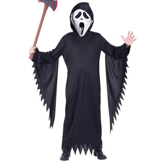 Fato de Scream Preto para criança