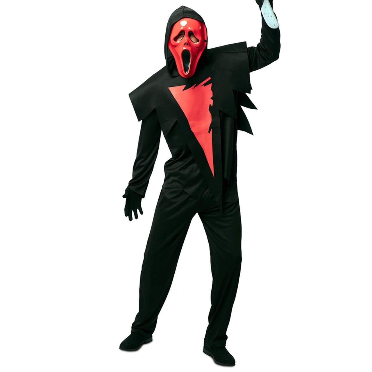 Fato de Scream Vermelho para homem